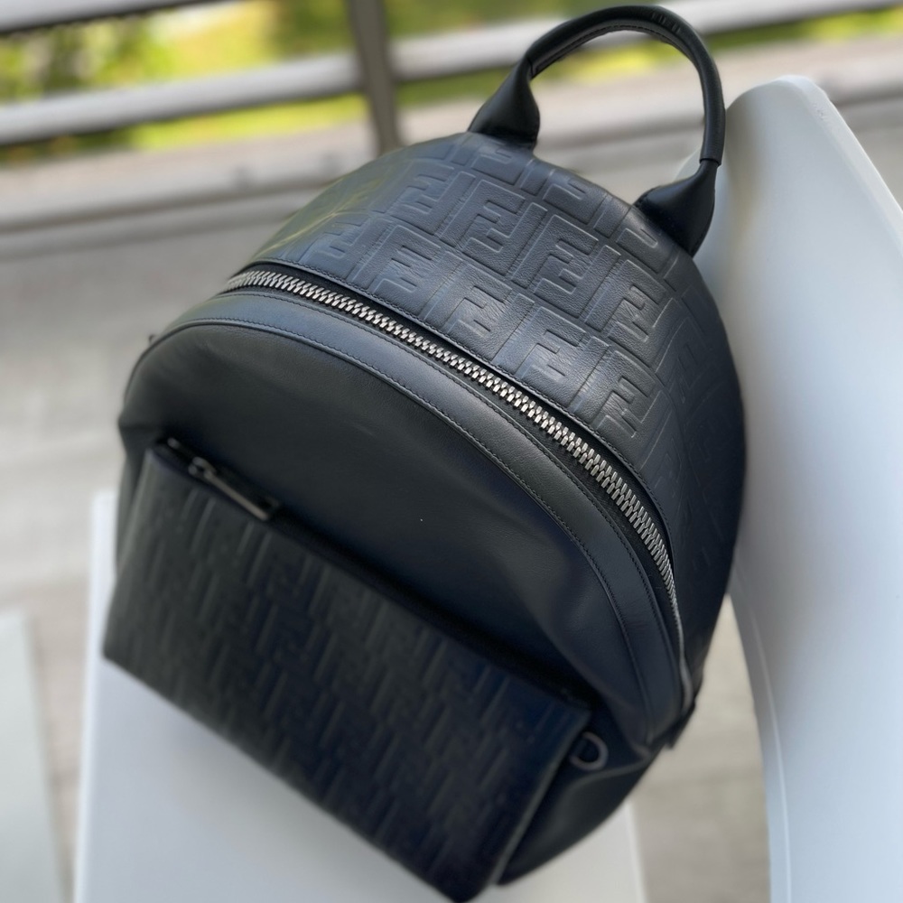 Fendi leather backpack - Picture 7 of 10